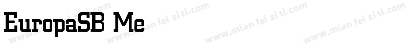EuropaSB Medium字体转换